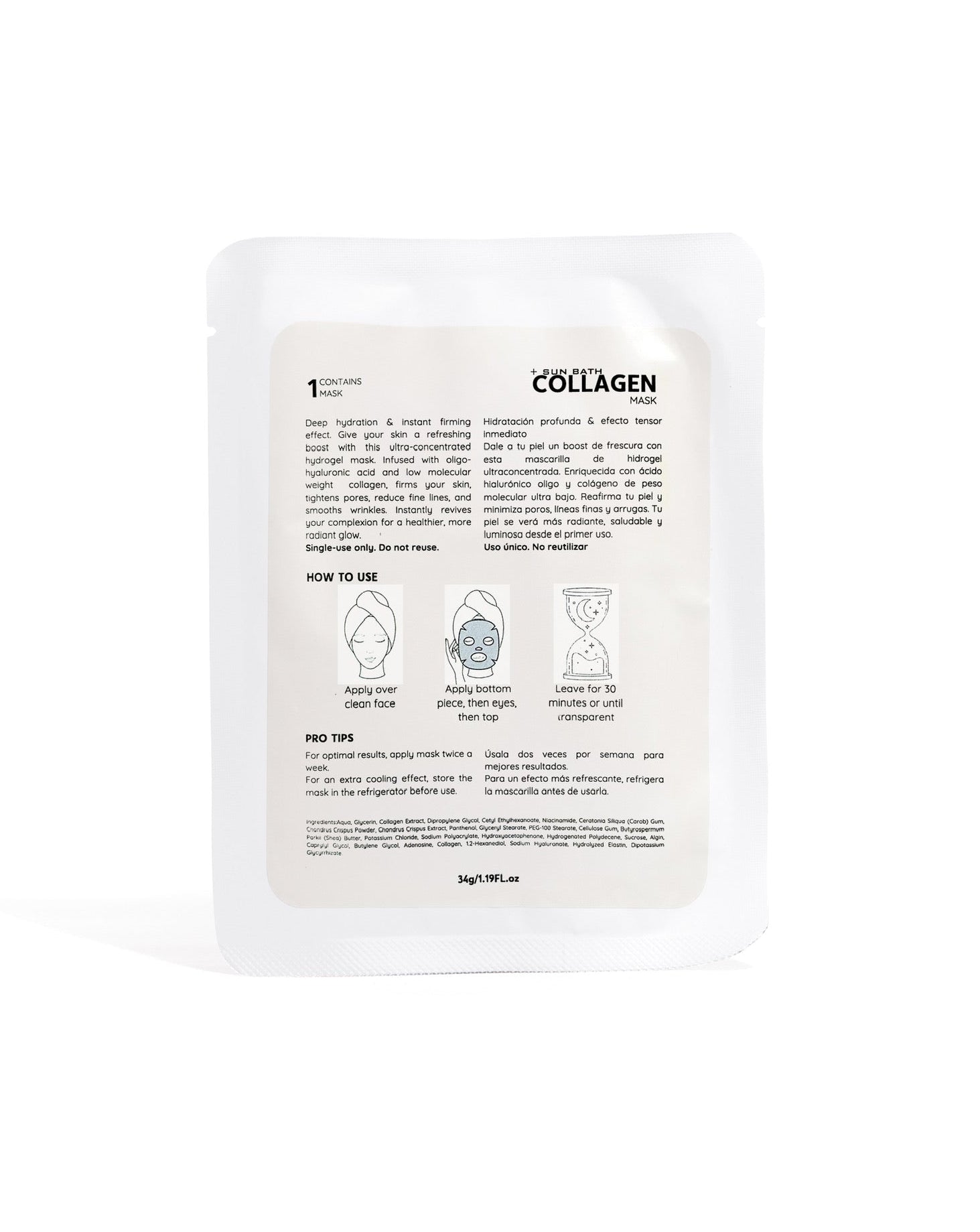 Collagen Mask - Hydro Gel