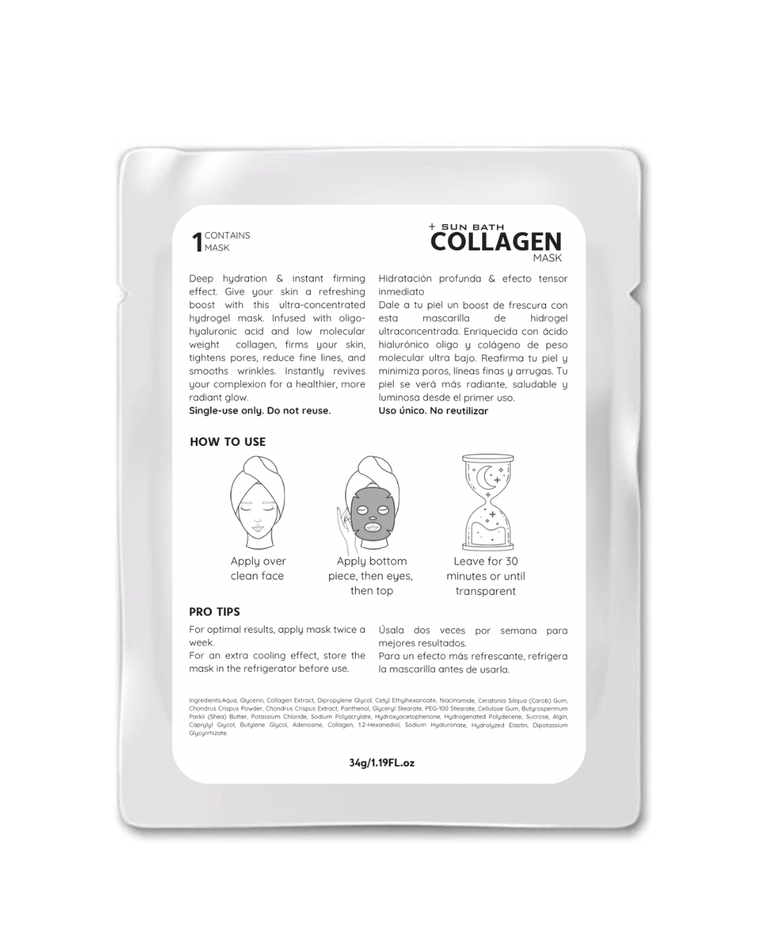 Collagen Mask - Hydro Gel