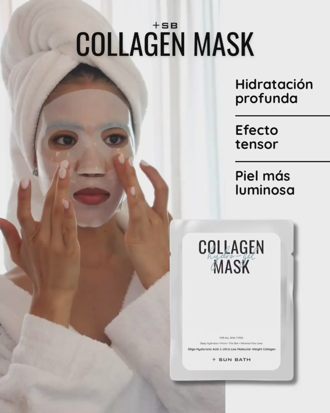 KIT Collagen Mask - Hydro Gel (3 unidades)